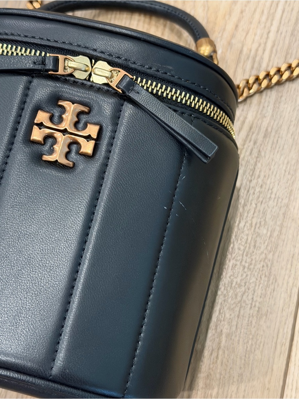 Tory Burch Black Vanity Bag - Picture 2 of 7